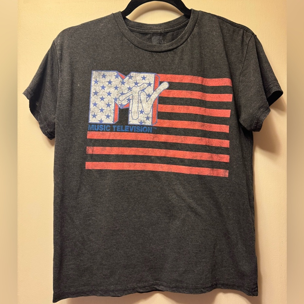 MTV Graphic T-Shirt in Gray